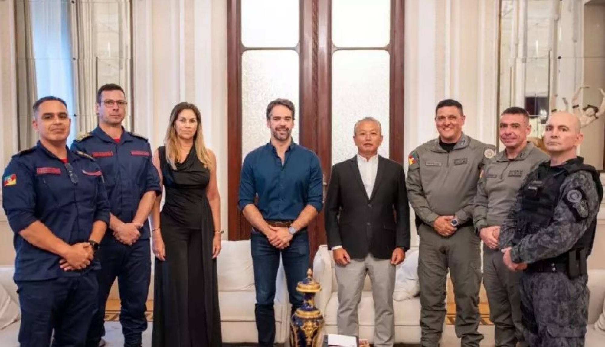 Governador Eduardo Leite anuncia novo  comando-geral da BM E CBMRS