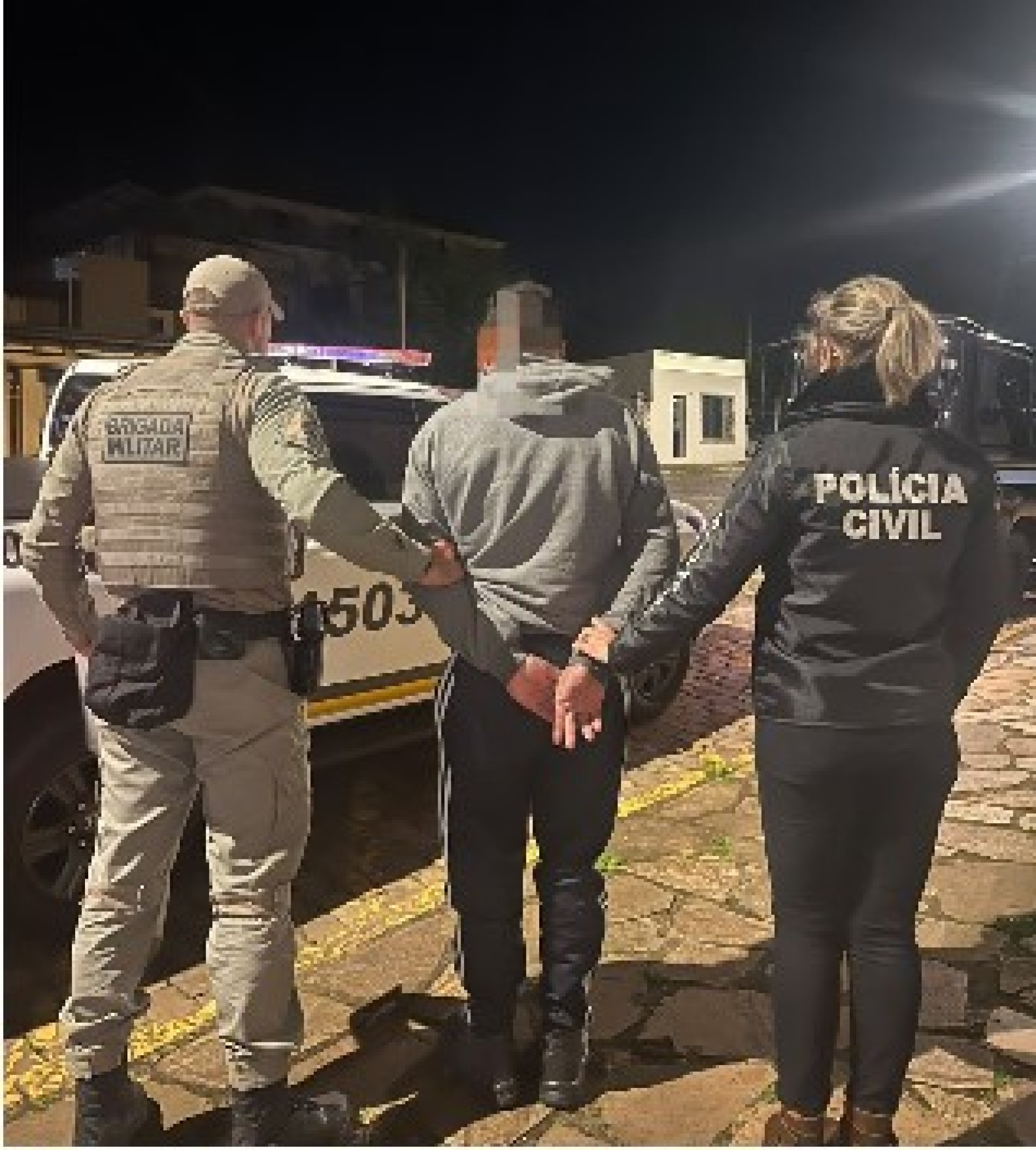 Ação conjunta entre Polícia Civil e Brigada Militar resulta na prisão em flagrante de autor de tentativa de feminicídio e tentativa de vicariocídio